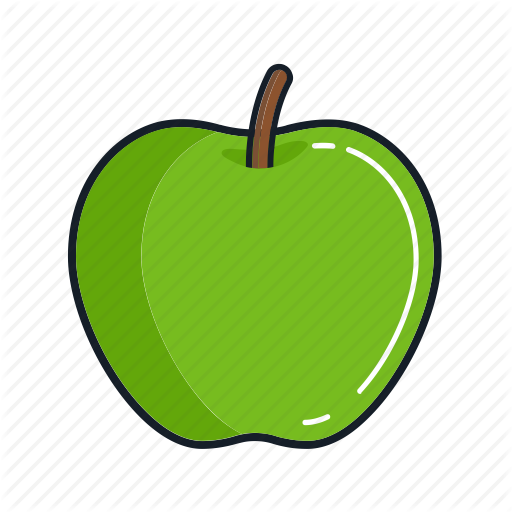 512x512 Apple, Food, Fruit, Green, Healthy, Juice, Organic Icon
