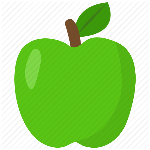 512x512 Apple, Fruit, Green Icon