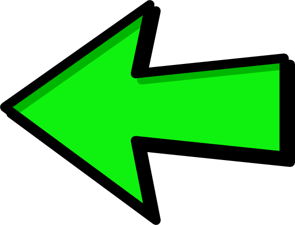 600x457 Green Arrow Left