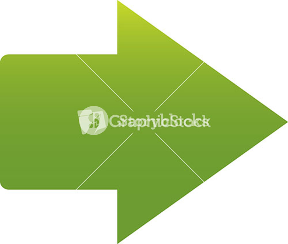 1000x846 Green Arrow Sign On White Background Royalty Free Stock Image