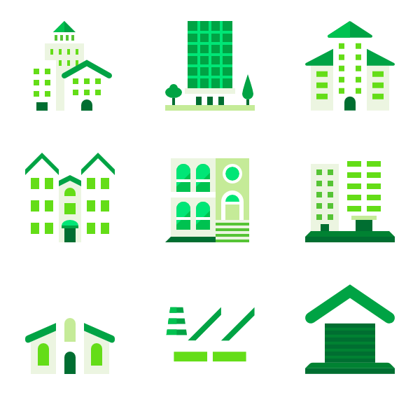Green Building Icon