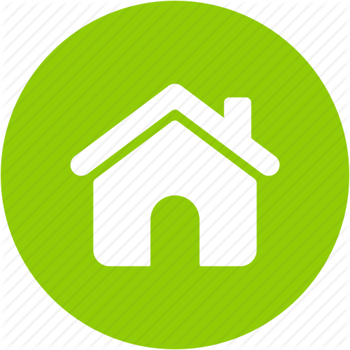 512x512 Building, Circle, Construction, Estate, Home, House, Office Icon