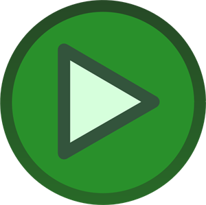 300x299 Green Plain Play Button Icon Png, Clip Art For Web