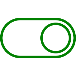 256x256 Green Button On Icon