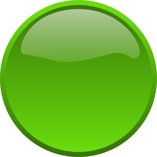 600x600 Blank Big Green Button Png