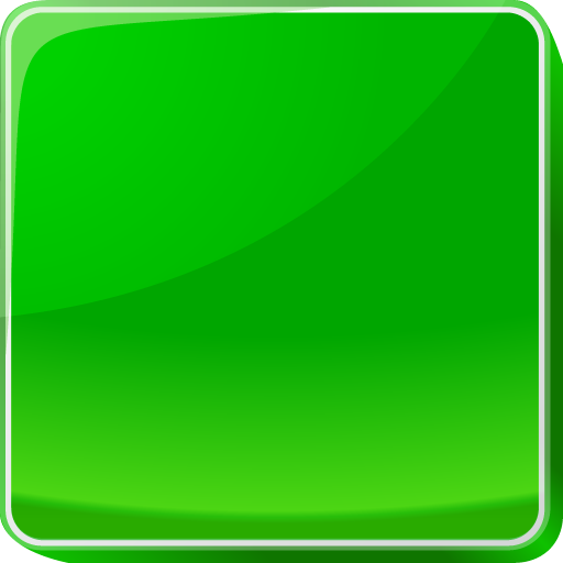 512x512 Button, Green Icon