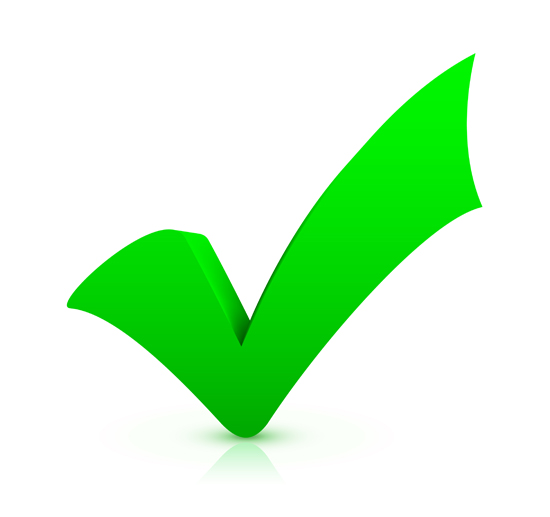 550x517 Green Check Mark Icon