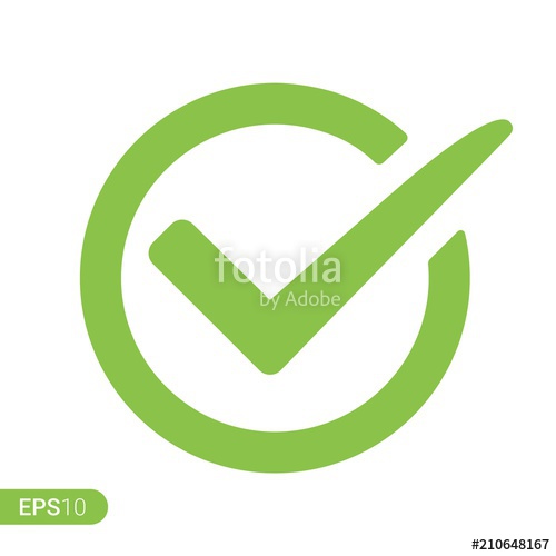New Check Mark Logo Vector Or Icon Checkbox Illustration 500x500 New Check Mark Logo Vector Or Icon Checkbox Illustration
