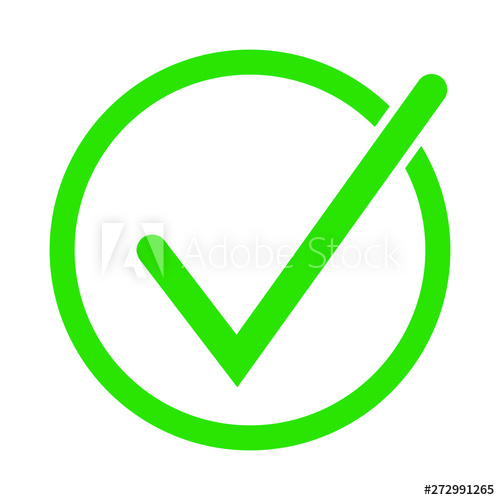 Tick Icon Vector Symbol, Checkmark Isolated On White Background 500x500 Tick Icon Vector Symbol, Checkmark Isolated On White Background