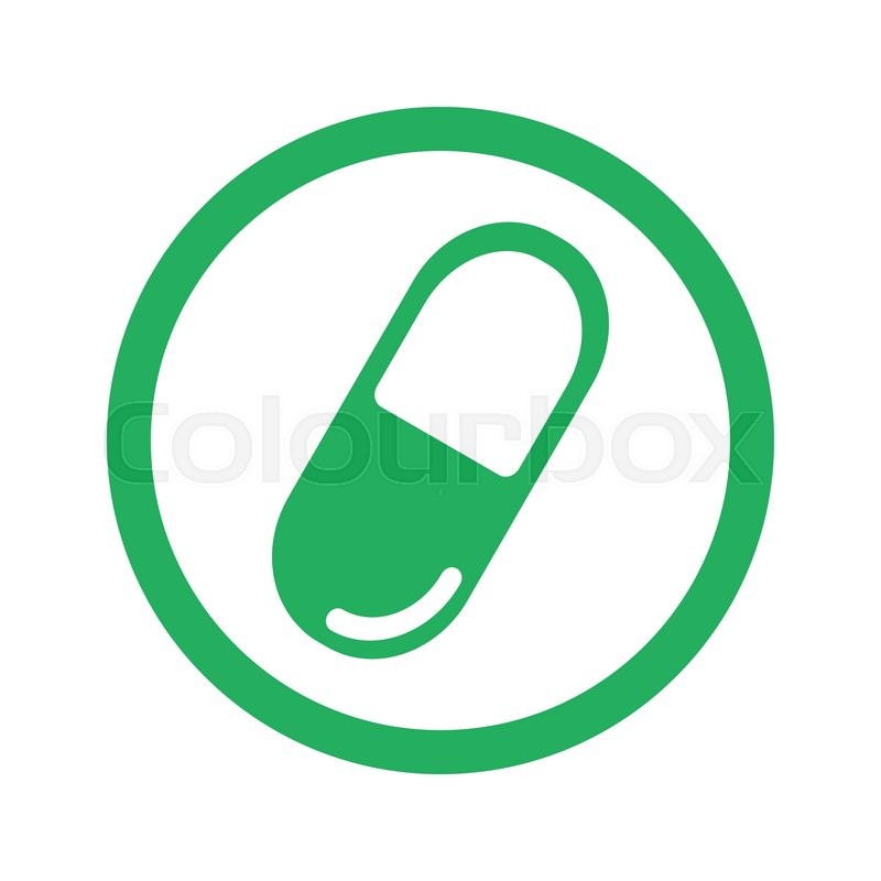 Flat Green Pill Icon And Green Circle Stock Vector Colourbox 800x800 Flat Green Pill Icon And Green Circle Stock Vector Colourbox