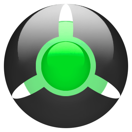 512x512 Chrome And Green Logo