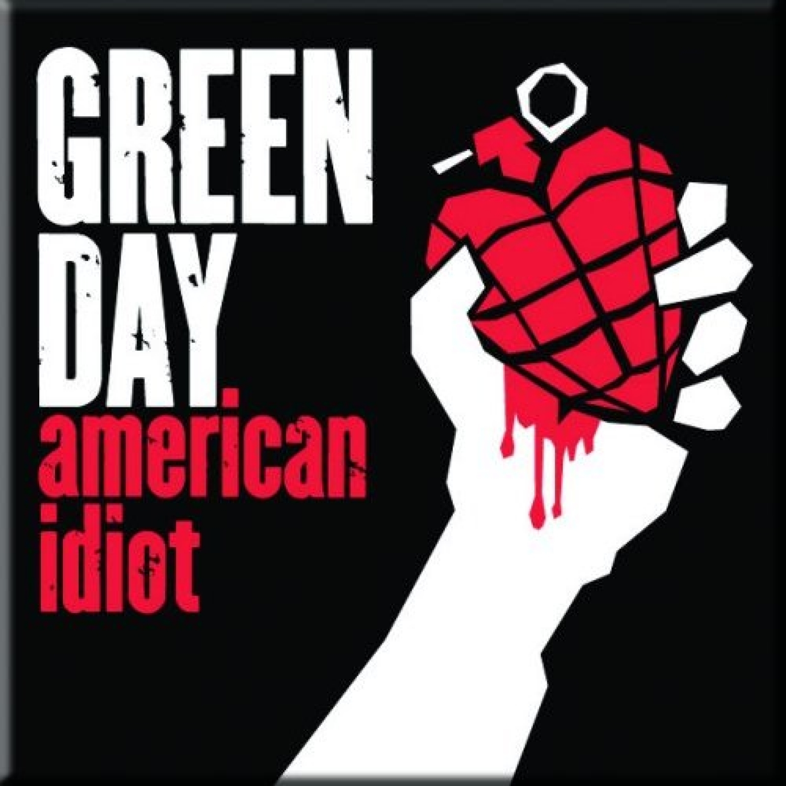 1600x1600 Green Day American Idiot Fridge Magnet