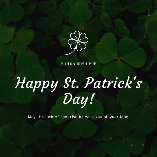550x550 Text Green Lucky Clover Icon Photo St Patrick's Day Instagram