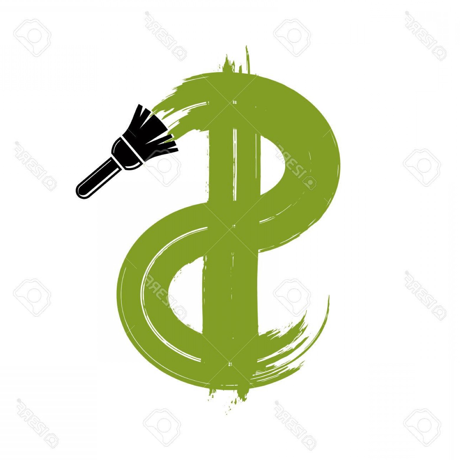 1560x1560 Green Dollar Sign Vector Hoodamathrun