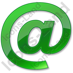 256x256 Email Green Icon, Pngico Icons