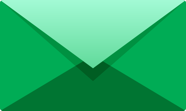 600x360 Green E Mail Icon Free Vector Data