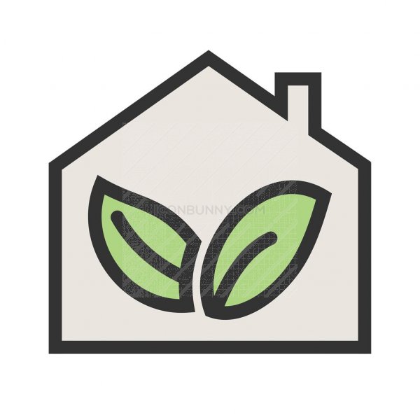 600x600 Green Energy Line Filled Icon