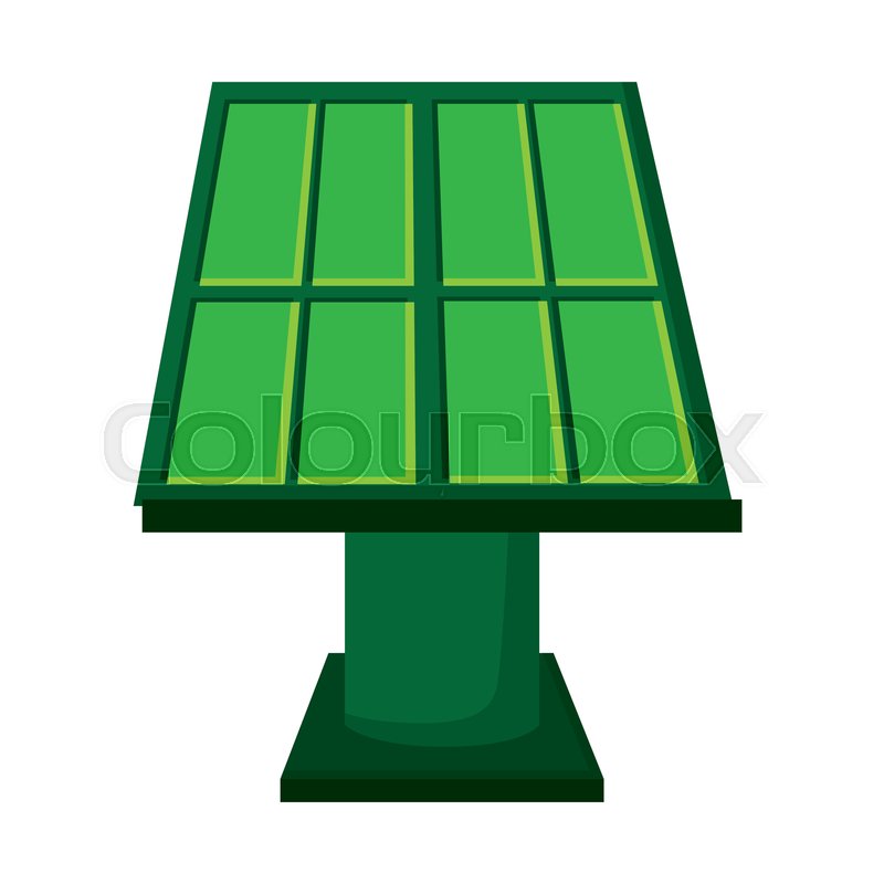 800x800 Solar Panel Green Energy Icon Isolated Stock Vector Colourbox