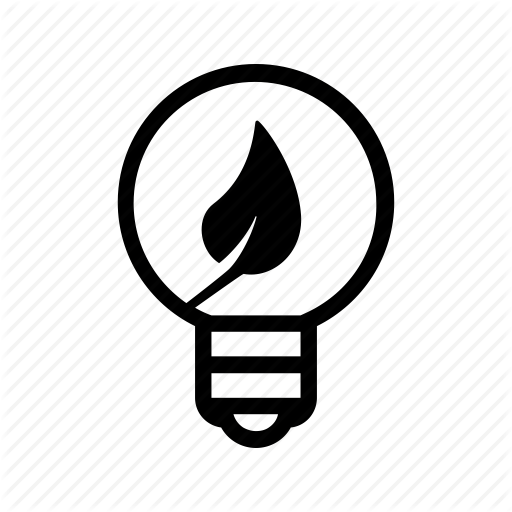 512x512 Alternative Energy, Bulb, Energy, Green, Leaf, Renewable Energy Icon