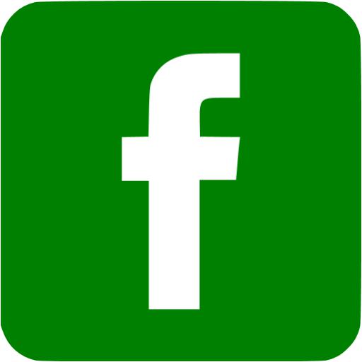 Green Facebook Icon 512x512 Green Facebook Icon