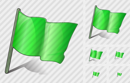432x276 Flag Green Icon Vista Artistic Professional Stock Icon And Free