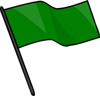 200x193 Green Flag Png, Clip Art For Web