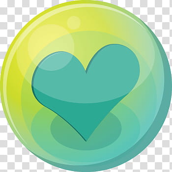 350x350 Heart Bubble Icons, Blue, Green And Yellow Heart Icon Transparent