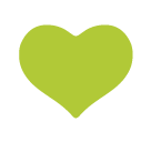 136x128 Green Heart Emoji
