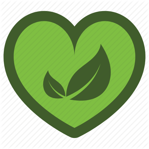 512x512 Go, Green, Heart, Icon, Leaf, Love Icon
