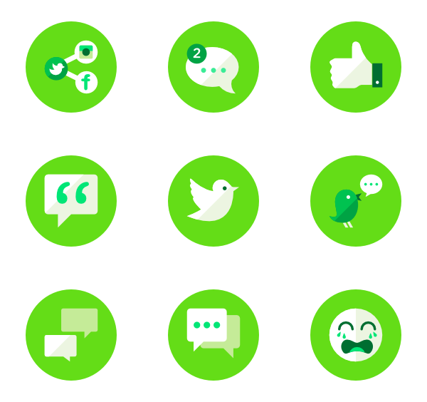 600x564 Essential Circle Icon Style Green