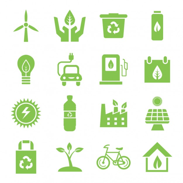 626x626 Green Environment Icons Set Vector Free Download