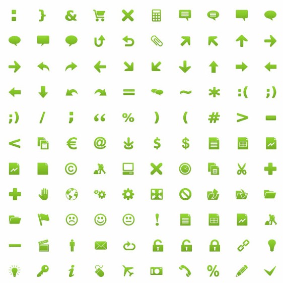 562x561 Small Fine Green Icon Set Free Download