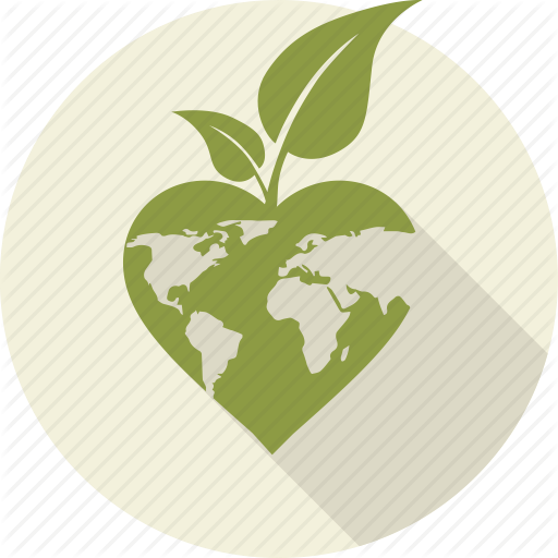 512x512 Environment, Green, Leaves, Love, Map, Nature, World Icon