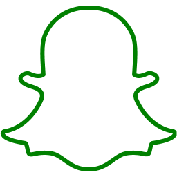 256x256 Green Snapchat Icon