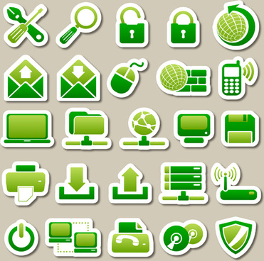 371x368 Blue Green Icon Pack Free Vector Download