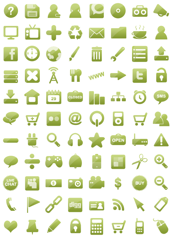 592x814 Go Green! Web Icon