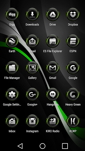 288x512 Heavy Green Icon Pack Latest Version Apk