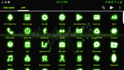 512x288 Neon Green Icon Pack Latest Version Apk
