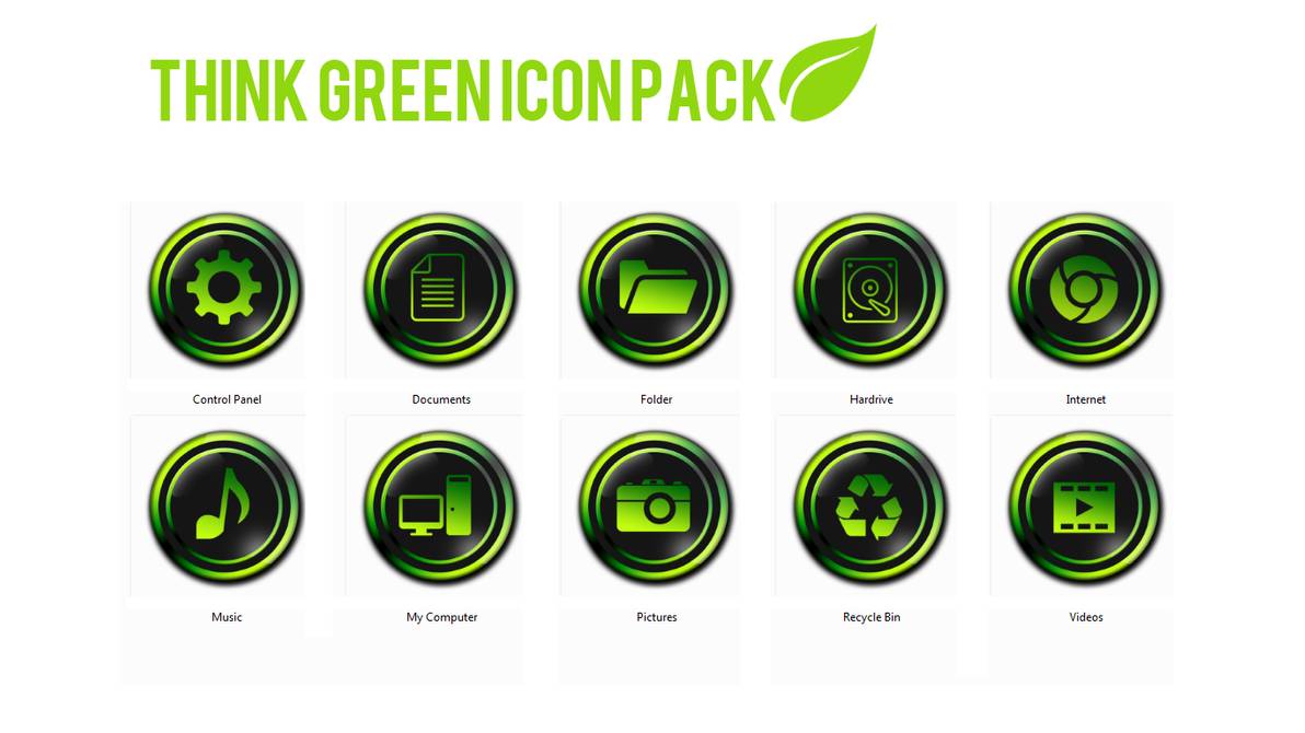 1192x670 Think Green Icon Pack