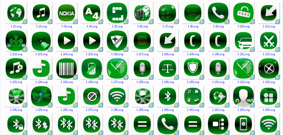 1187x568 Nkjakson Themes Green Icon Pack