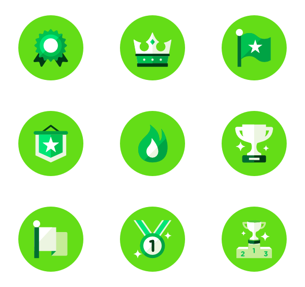 600x564 Circle Green Icon Packs