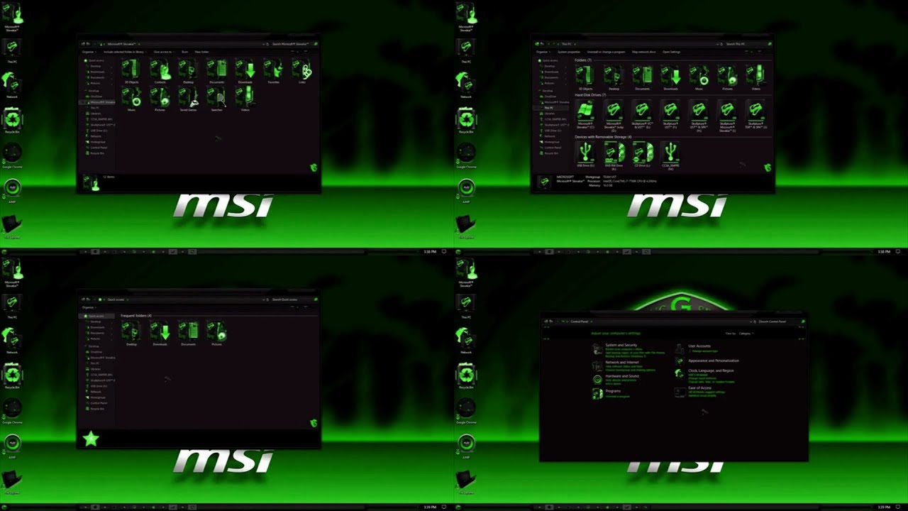 1280x720 And Ipack Dshepe Steel Viper Green Icon Pack