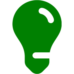 Green Light Bulb Icon 256x256 Green Light Bulb Icon