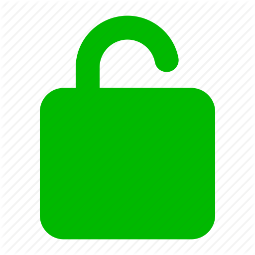 512x512 Green, Lock, Protect, Safe, Security, Unlock Icon