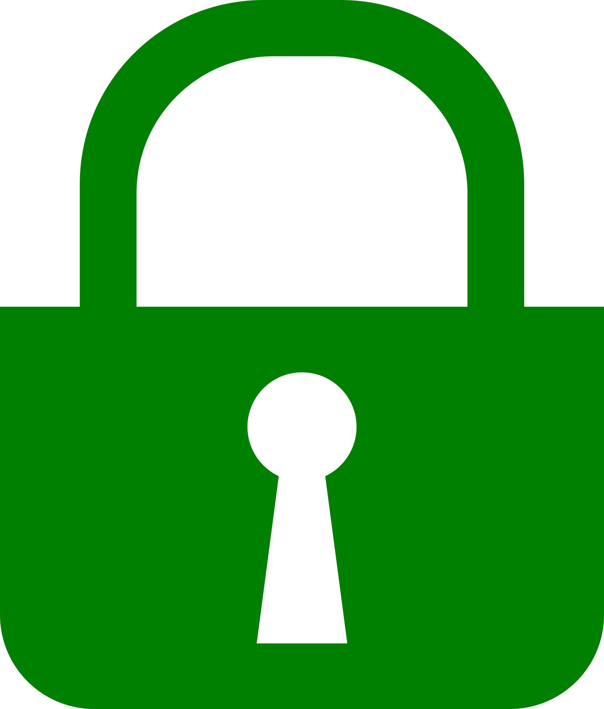 2045x2400 Simple, Flat Padlock Icons Png