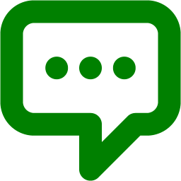 256x256 Green Message Icon