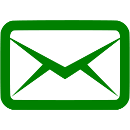 256x256 Green Message Outline Icon