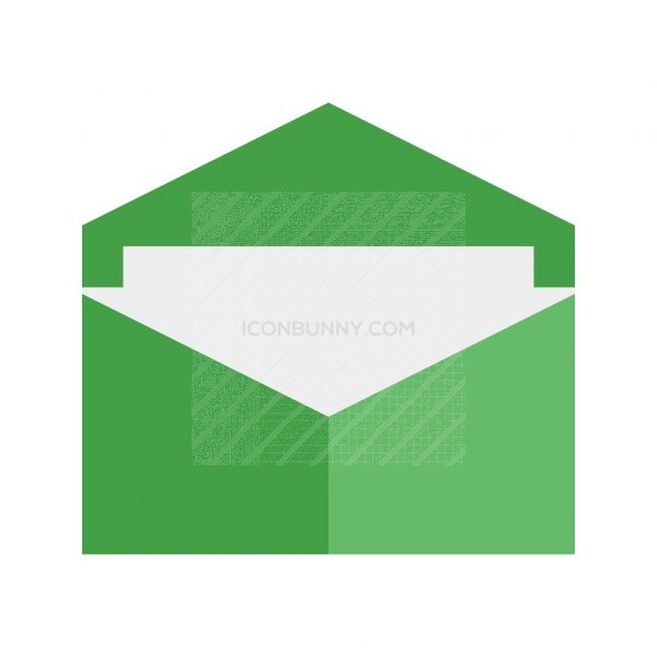600x600 Open Envelope Flat Multicolor Icon