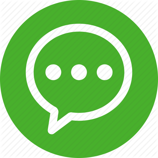 512x512 Bubble, Chat, Chatting, Circle, Comment, Green, Message Icon