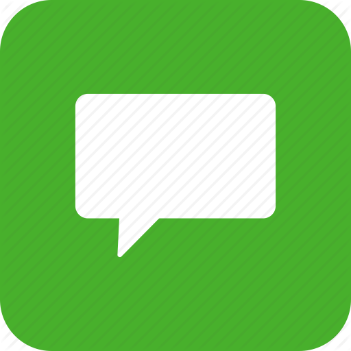 512x512 Chat, Chatting, Comment, Green, Message, Square, Talk Icon